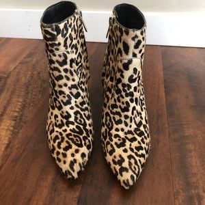 Sam Edelman Leopard Booties Size 6.5